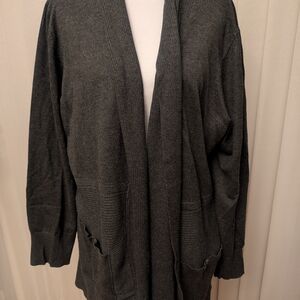 Chelsea & Theodore Dark Gray Knit Sweater
